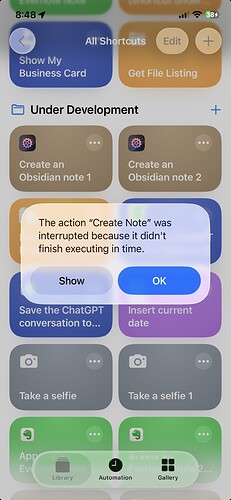 Create Note message