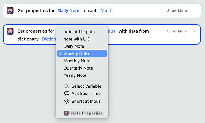 Note Properties-related actions in v2024.2, targeting periodic notes.